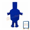 Deluxe Blue Dreidel Cartoon Mascot Costume