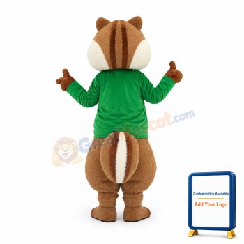 Fleece Squirrel Mascot Costume