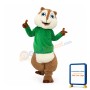 Fleece Squirrel Mascot Costume