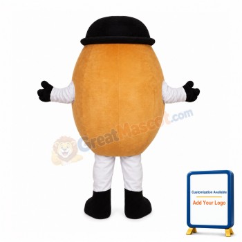 Happy Cartoon Egg Mascot Costume