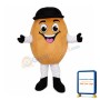 Happy Cartoon Egg Mascot Costume 