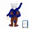 Mythical Eagle Monster Griffin Blue Mascot Costume