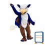 Mythical Eagle Monster Griffin Blue Mascot Costume