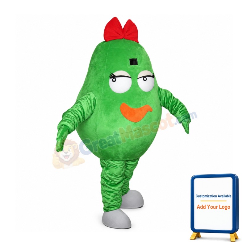 Cartoon American Pear Mascot Costume