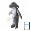 Grey Shark Mascot Costume