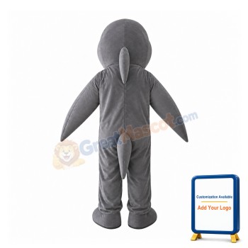 Grey Shark Mascot Costume
