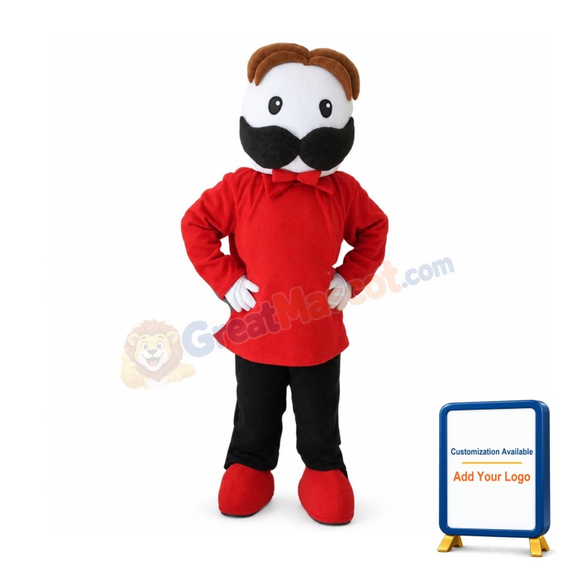 Pringles Guy Mascot Costume