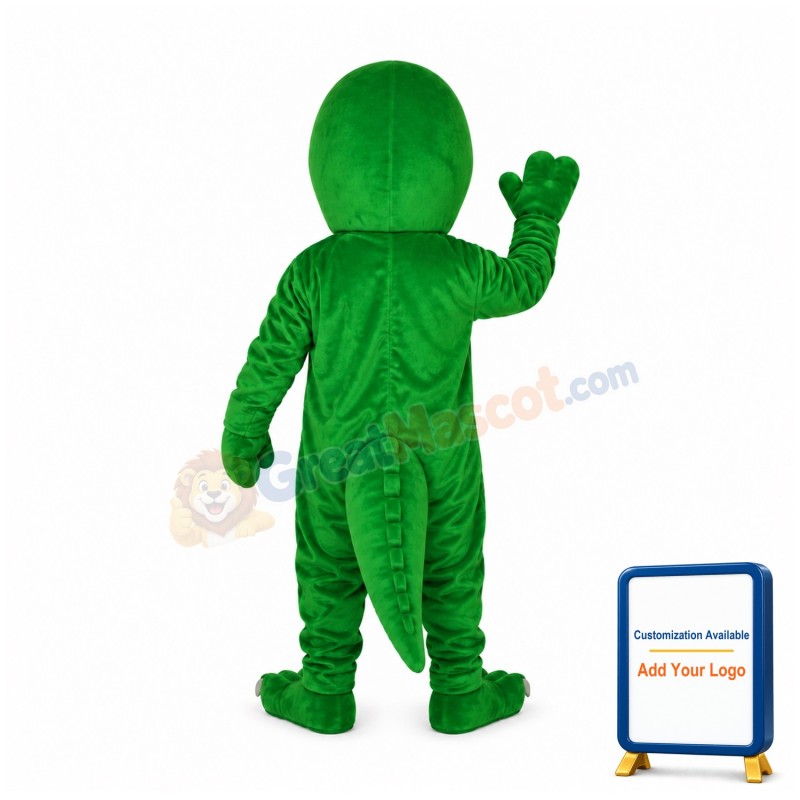 Simple Version Green Crocodile Mascot Costume