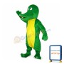 Simple Version Green Crocodile Mascot Costume