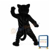 Howling Black Leopard Mascot Costume