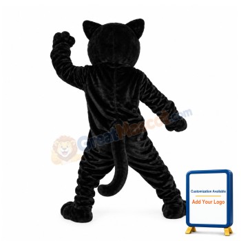 Howling Black Leopard Mascot Costume