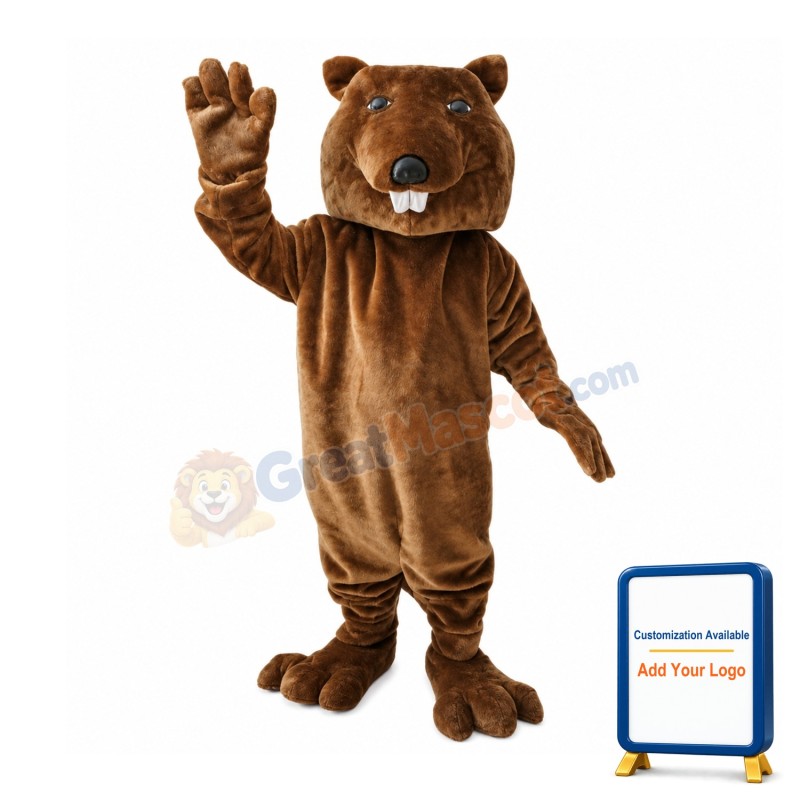 Simple Version Of The Beaver Mascot Costume