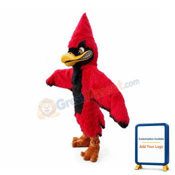 Fierce Cardinal Bird Plush Mascot Costume
