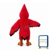 Fierce Cardinal Bird Plush Mascot Costume