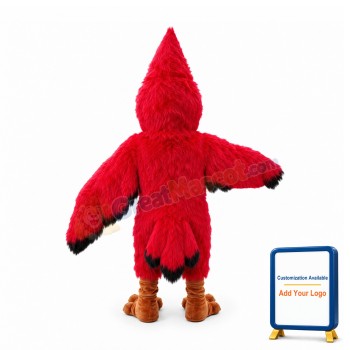 Fierce Cardinal Bird Plush Mascot Costume