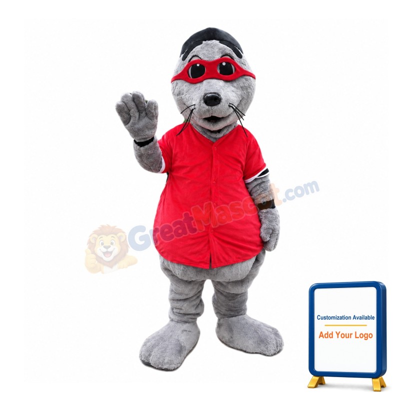 Friendly Sea Lion Swimmer Mascot Costume