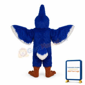 Blue Jay Long Wool Mascot Costume
