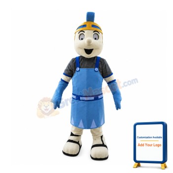 Optimistic Spartan Soldier Mascot Costume