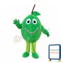 Cartoon Green Pear Mascot Costume