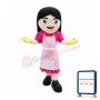 Cheerful Housewife Mascot Costume