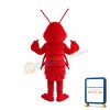 Cheerful Lobster Mascot Costume