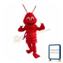 Cheerful Lobster Mascot Costume