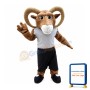 Power Argali Sheep Sports School Mascot Costume