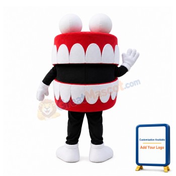Deluxe Cartoon Oral Cavity Tooth Mascot Costume