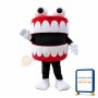 Deluxe Cartoon Oral Cavity Tooth Mascot Costume