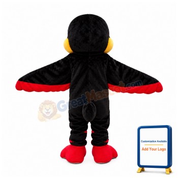 Maroon Oriole Bird Mascot Costume
