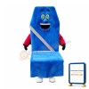 Novel Cartoon Blue Car Seat Mascot Costume