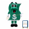 Novel Cartoon Dollar Banknotes Mascot Costume