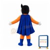 Muscular Superhero Mascot Costume