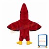 Red Cardinal Bird Long Wool Mascot Costume