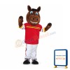 Brown Mustang Horse High School Mascot Costume