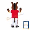 Brown Mustang Horse High School Mascot Costume