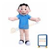 Shy Boy Mascot Costume