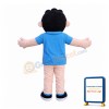 Shy Boy Mascot Costume