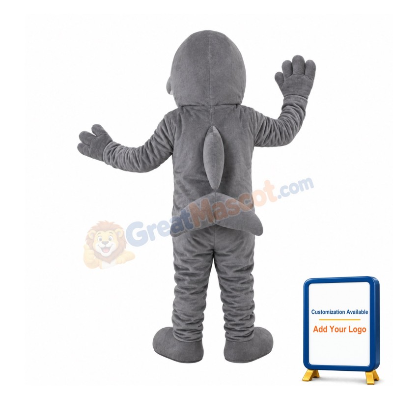 Cheerful Dolphin Mascot Costume