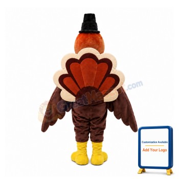 Thanksgiving Pilgrim Turkey Mascot Costume