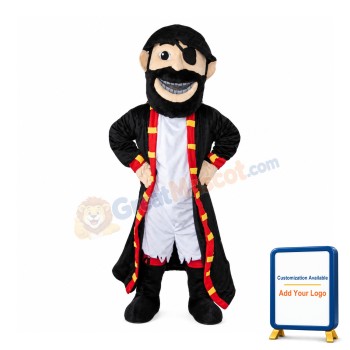 Friendly Pirate Mascot Costume