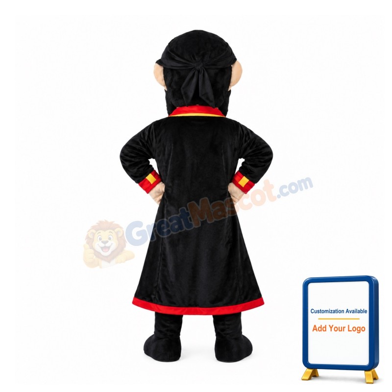 Friendly Pirate Mascot Costume