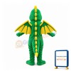 Green Flying Dinosaur Mascot Costume
