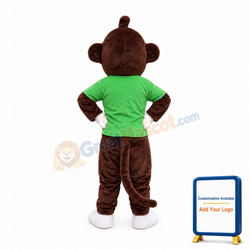 Brown Monkey Animal Mascot Costume