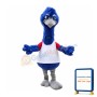College Plush Blue Bird Mascot Costume