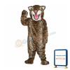 Howling Leopard Mascot Costume
