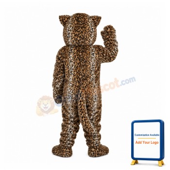 Howling Leopard Mascot Costume