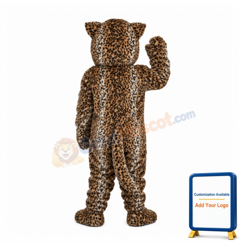 Howling Leopard Mascot Costume