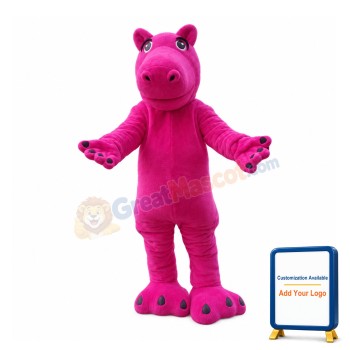 NICI Rose Hippo Mascot Adult Costume