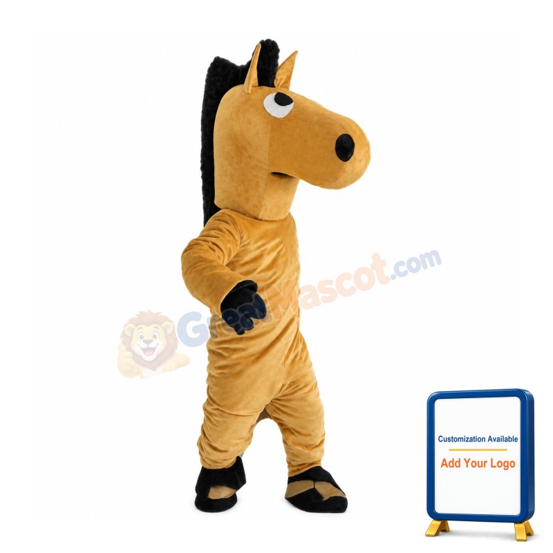 Simple Version Of Horse Mascot Costume
